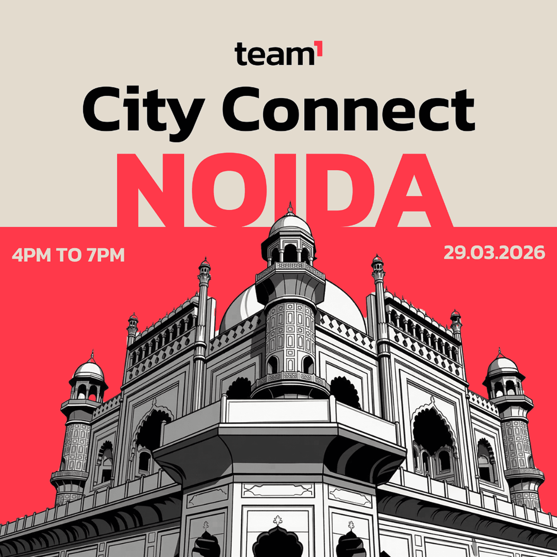 Team1 City Connect: Noida