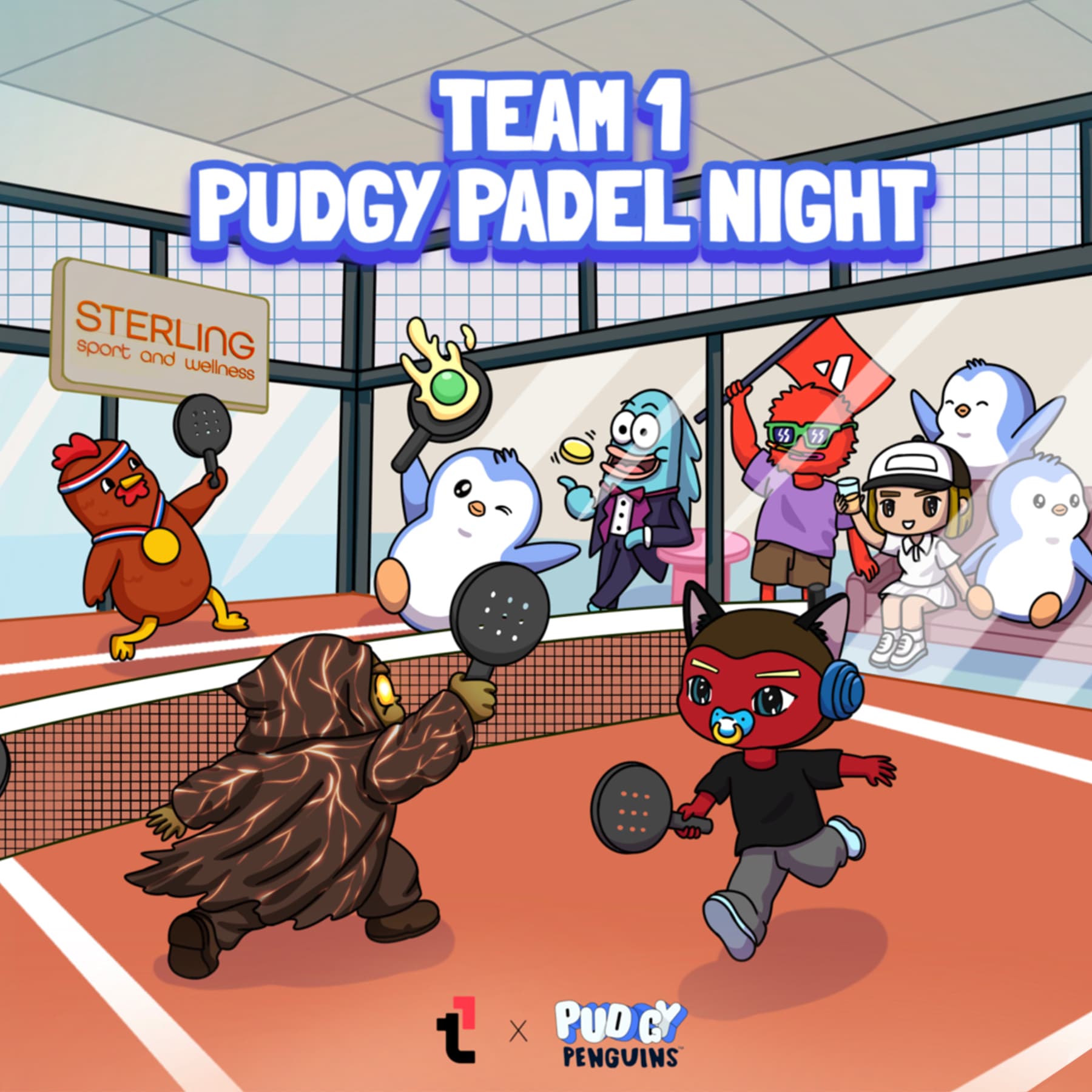 Team1 x Pudgy Padel Night