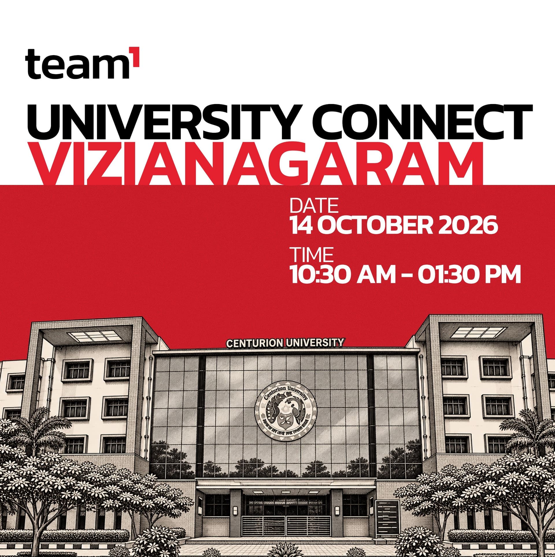 Team1 India University Connect - CUTM Vizianagaram