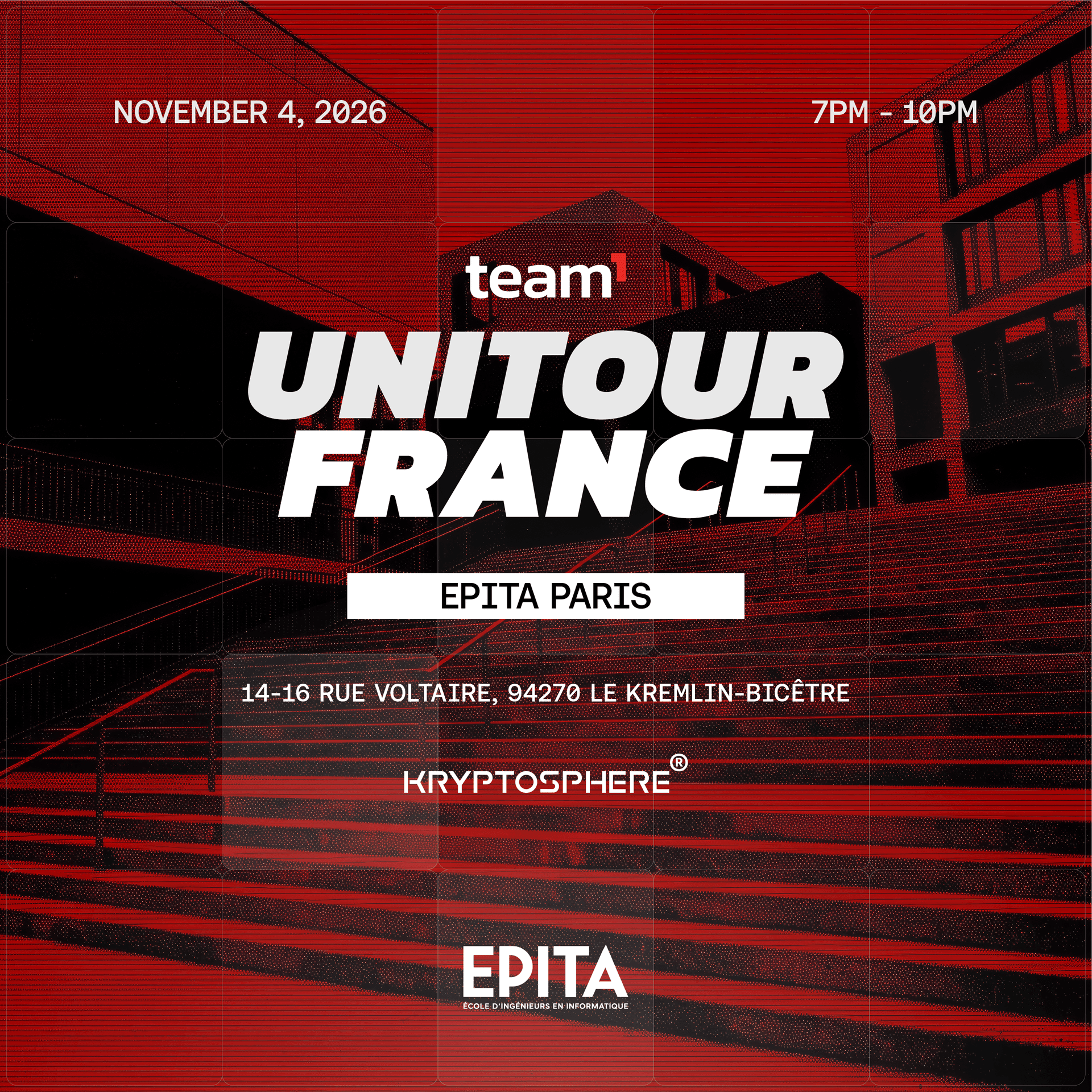 Team1 France Uni Tour - Epita Paris