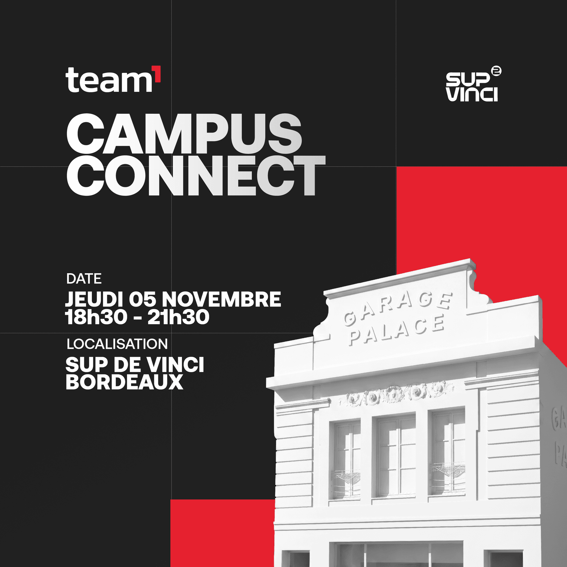 Team1 Campus Connect - Sup 2 Vinci Bordeaux