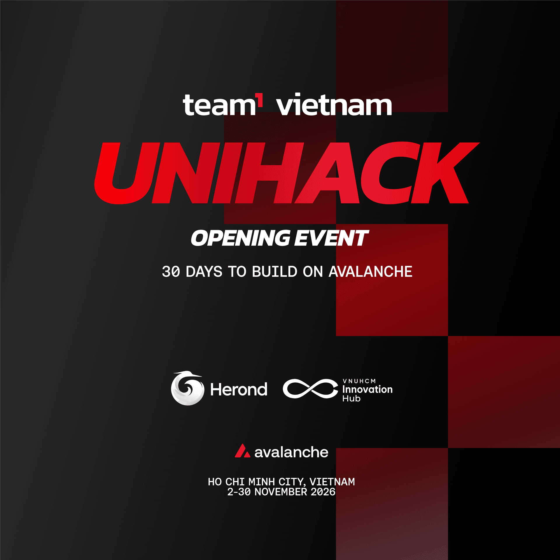 Avalanche Team1 Vietnam UniHack: Opening Event