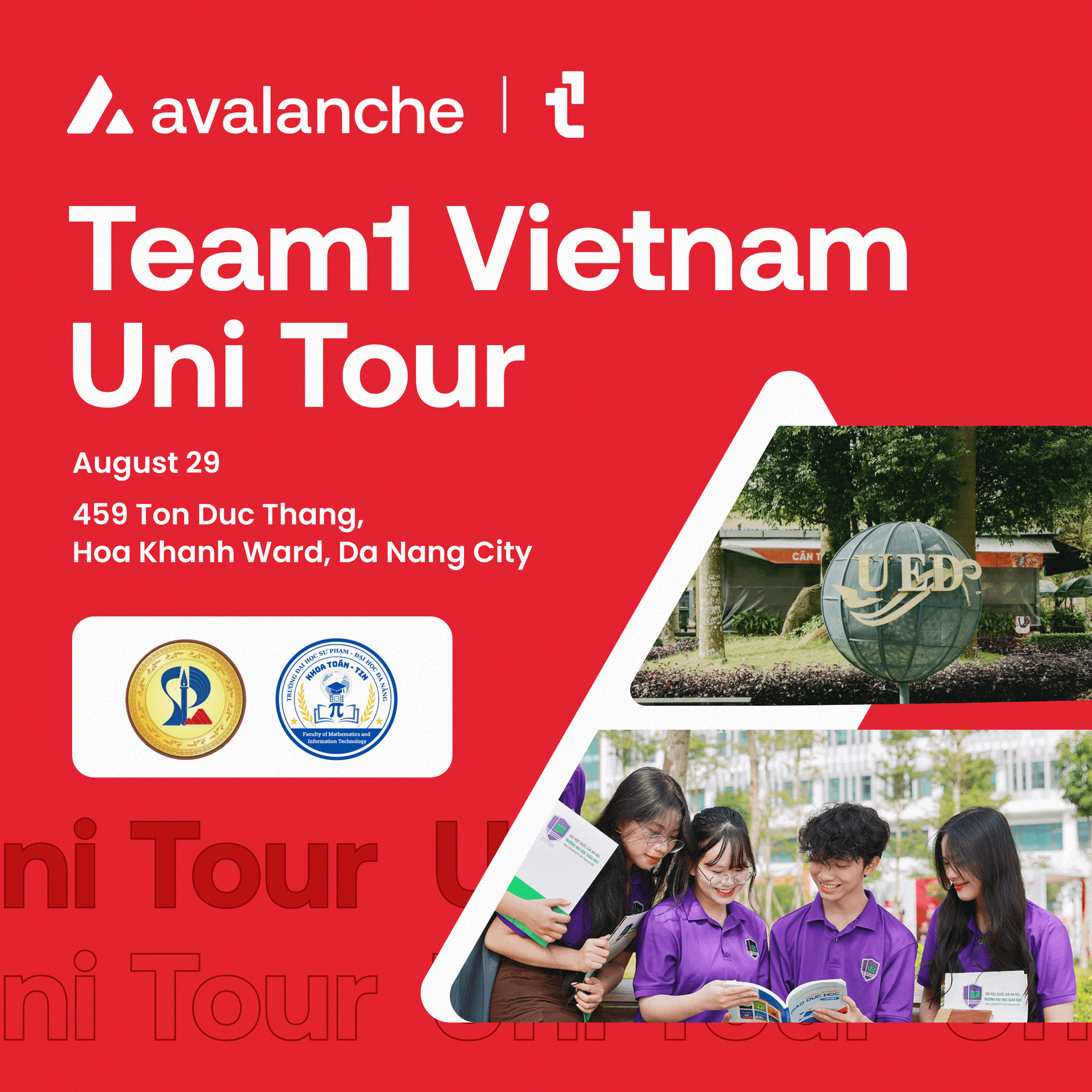 Team1 Uni Tour – UED, Da Nang