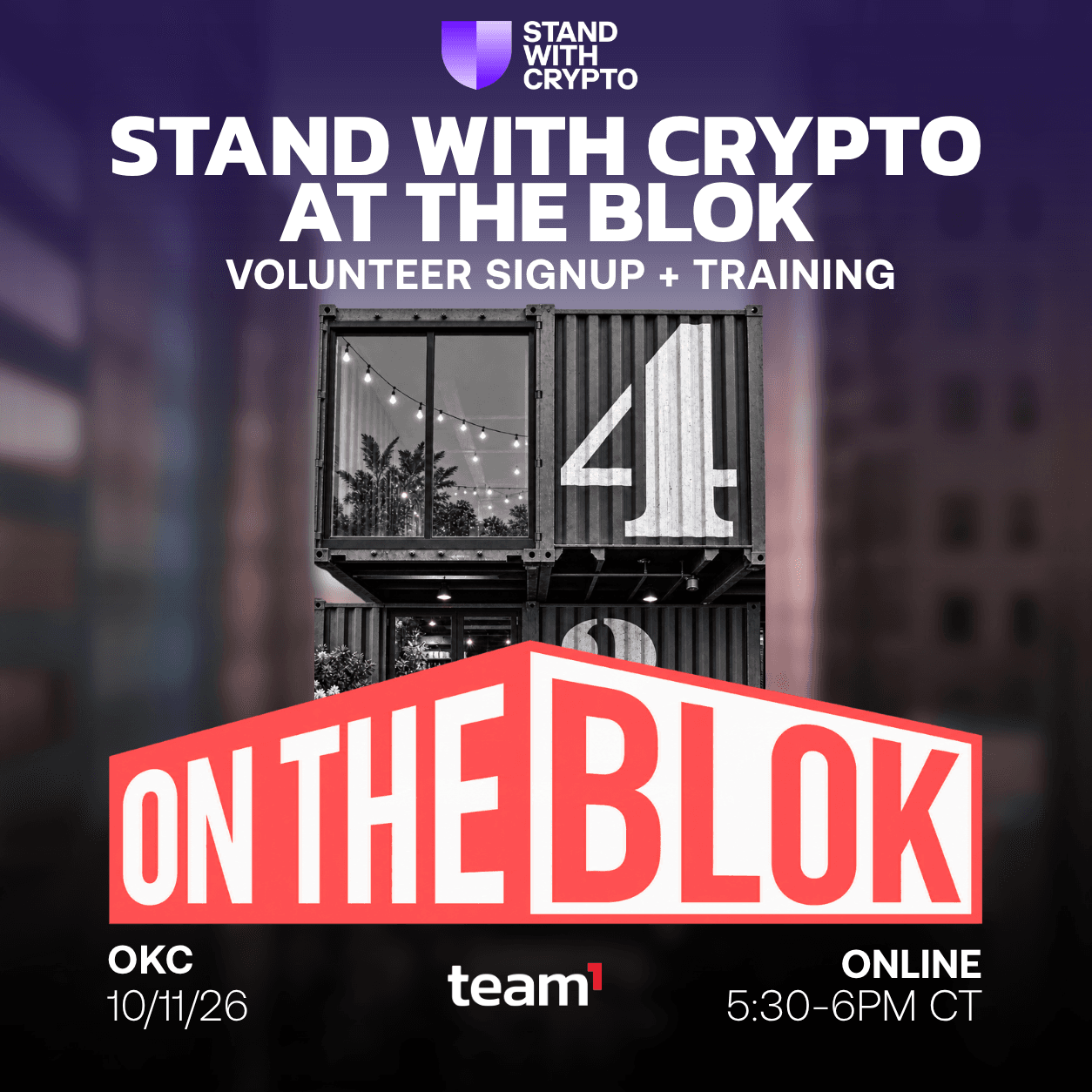 Stand With Crypto | Live at the Blok [ONLINE]