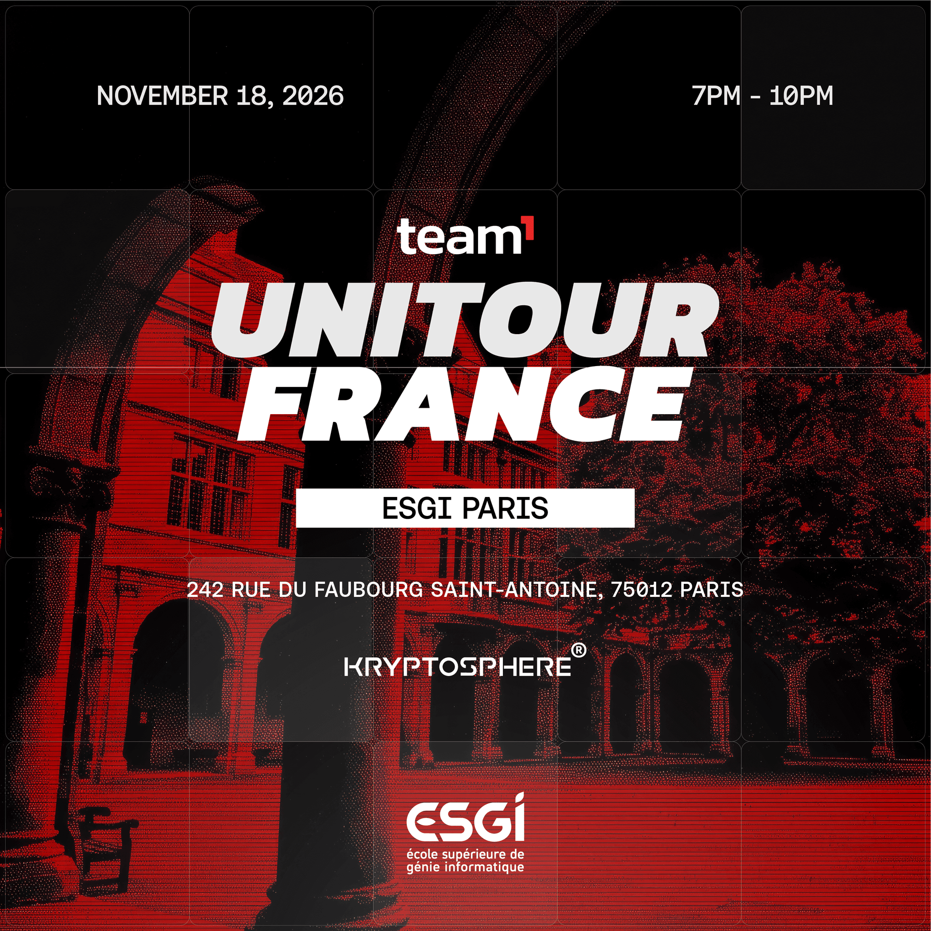 Team1 France Uni Tour - ESGI Paris