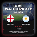 Team1: Semi-Final Watch Party 🔺⚽️